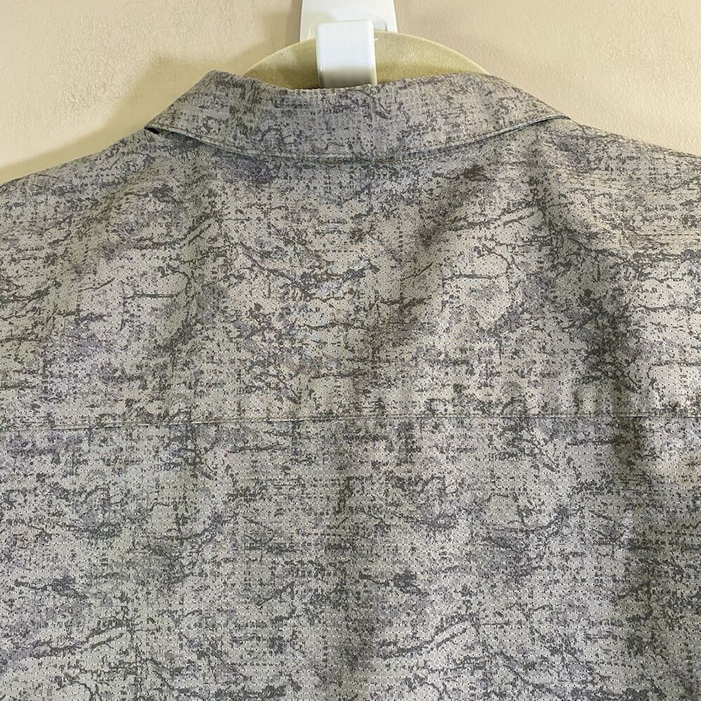 KÜHL Shirt Men XL Gray UPF Fishing Hiking Outdoor Casual 7484 - Picture 10 of 14